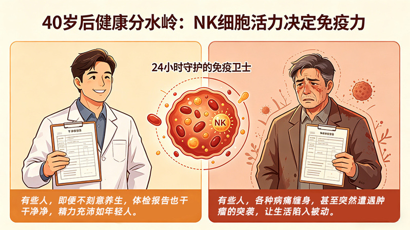 40岁后的健康分水岭！决定差距的是这支“免疫卫队”